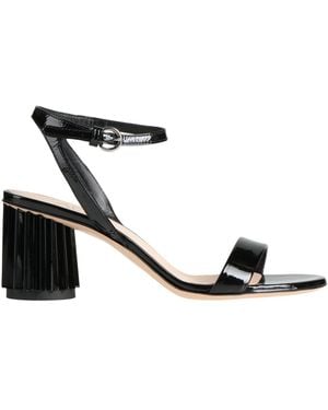 Agl Attilio Giusti Leombruni Sandals Leather - Black