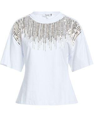 Please T-Shirt Cotton, Elastane - White