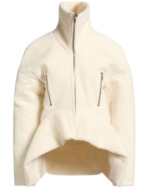 Rick Owens Cream Jacket Wool, Polyamide - Natural
