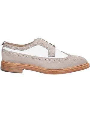 Thom Browne Lace-Up Shoes Leather - White