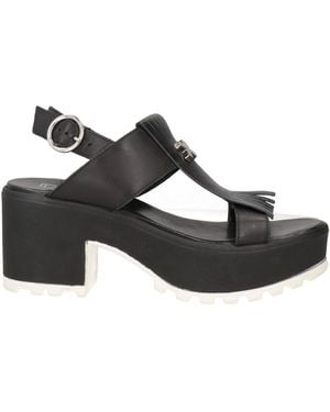 Cult Sandals Leather - Black