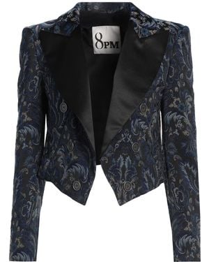 8pm Blazer Acetate, Polyester, Polyamide, Elastane - Black