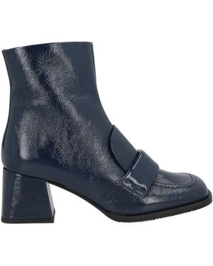 Bervicato Ankle Boots Leather - Blue