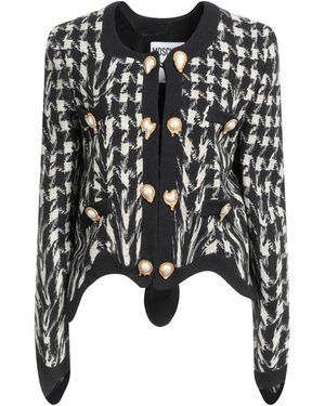 Moschino Jacket Wool - Black