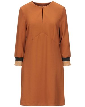 Fly Girl Mini Dress Polyester, Elastane - Brown