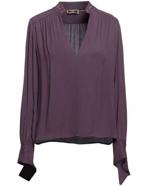 Elisabetta Franchi Top Viscose - Purple