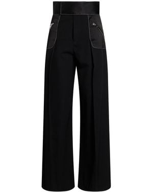 JW Anderson Pants Virgin Wool - Black