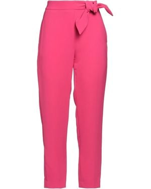 Clips More Fuchsia Pants Polyester, Elastane - Pink