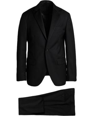 Giampaolo Suit Virgin Wool, Mohair Wool - Black