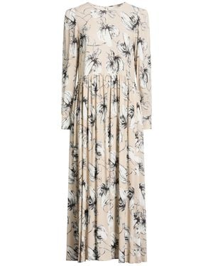 Lardini Maxi Dress Viscose - Natural