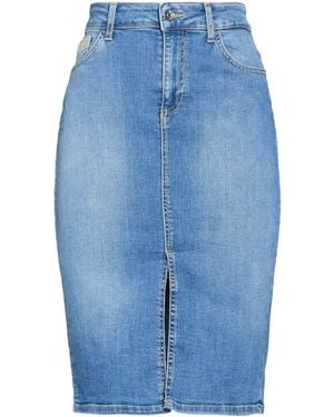 Liu Jo Denim Skirt Cotton, Elastane - Blue