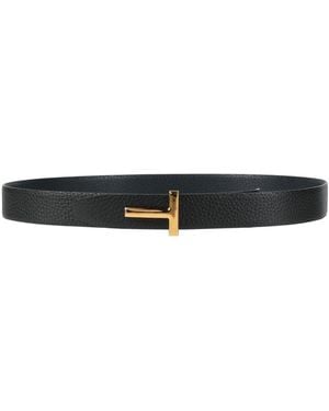 Tom Ford Belt Leather - Black