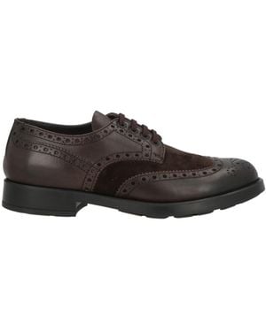 Lo.white Dark Lace-Up Shoes Leather - Brown
