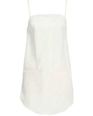 Courreges Ivory Mini Dress Polyamide, Polyester, Polyurethane, Elastane - White