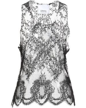 Erika Cavallini Semi Couture Top Polyamide - Grey