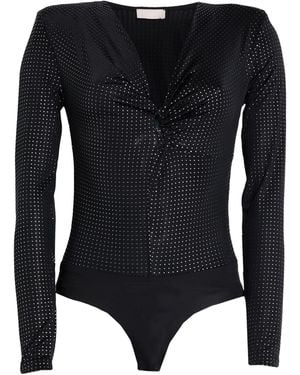 Liu Jo Bodysuit Polyester, Elastane - Black