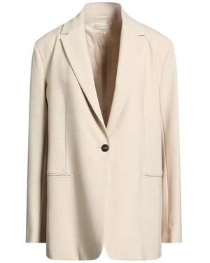 Antonelli Cream Blazer Polyester, Virgin Wool, Elastane - Natural