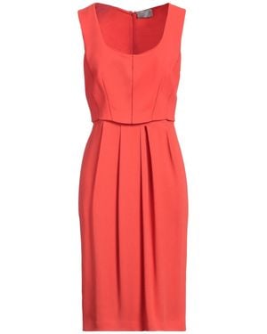 Mantu Midi Dress Viscose, Elastane - Red