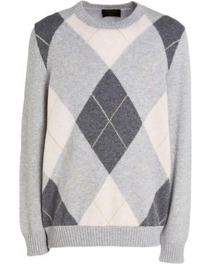 Gran Sasso Light Sweater Virgin Wool - Gray