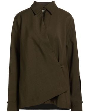 Fendi Military Top Wool, Mohair Wool - Green