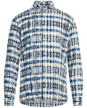 Daniele Alessandrini Shirt Viscose - Blue
