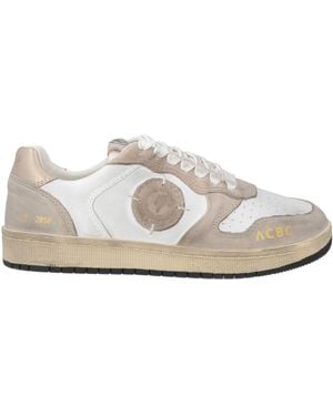 Acbc Sneakers Leather, Synthetic Material - White