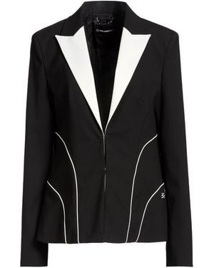KARL LAGERFELD Blazer Polyester, Wool, Elastane - Black