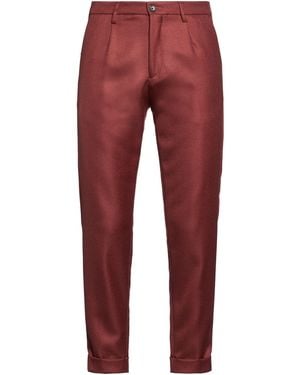 Michael Coal Brick Pants Wool, Polyester, Polyamide - Red