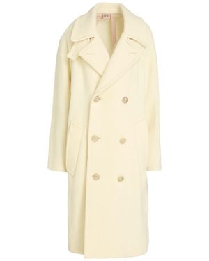 N°21 Coat Virgin Wool, Polyamide - Natural