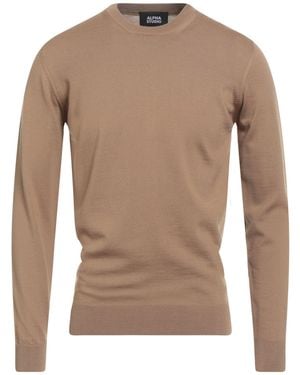 Alpha Studio Jumper - Brown