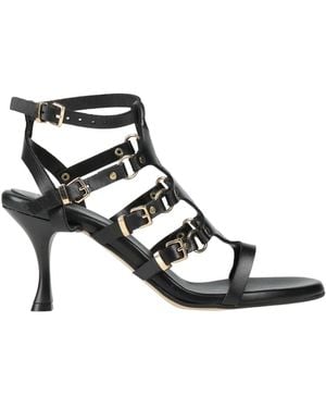 Divine Follie Sandals Leather - Black