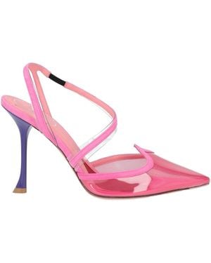 Roger Vivier Pumps Leather, Textile Fibers, Pvc - Pink