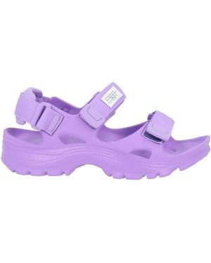 Suicoke Lilac Sandals Rubber, Textile Fibers - Purple