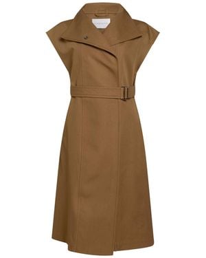 Christian Wijnants Overcoat & Trench Coat Cotton - Natural