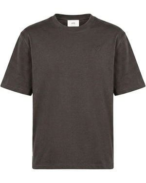 Ami Paris Camiseta - Gris