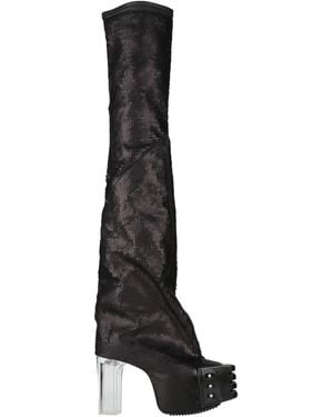 Rick Owens Boot Leather - Black