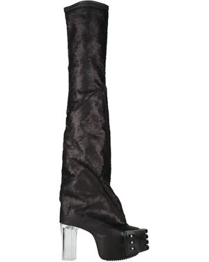 Rick Owens Boot Leather - Black