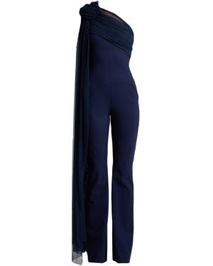 La Petite Robe Di Chiara Boni Midnight Jumpsuit Polyamide, Elastane - Blue