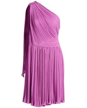 Marella Mauve Mini Dress Polyester - Purple