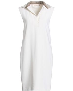 Agnona Midi Dress - White