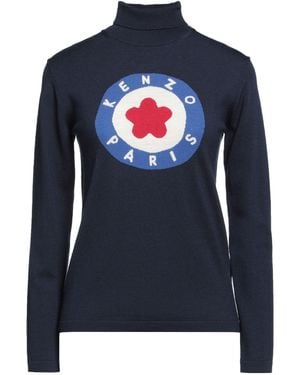 KENZO Rollkragenpullover - Blau