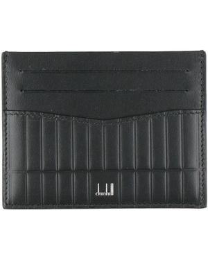 dunhill Printed Leather Cardholder in Black for Men | Lyst