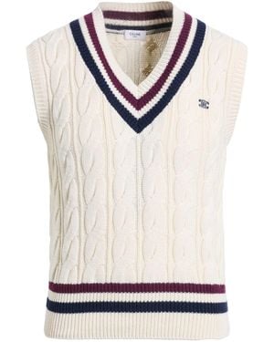 Celine Cream Jumper Cashmere - Blue