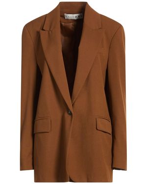 Haveone Blazer Polyester, Viscose, Elastane - Brown