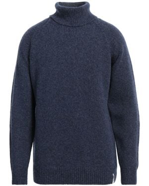 Brooksfield Turtleneck Wool, Polyamide - Blue
