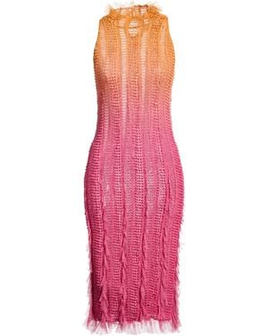 Roberta Einer Midi Dress Polyester - Pink