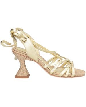 Paloma Barceló Sandals Leather - Metallic