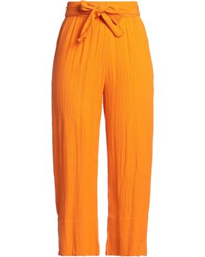 EDITED Pants Viscose, Cotton - Orange