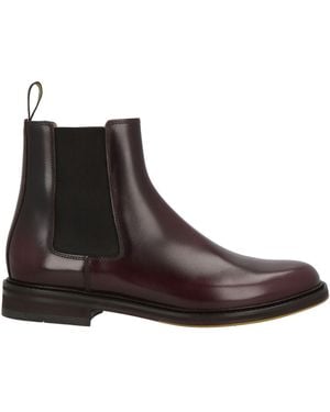 Doucal's Burgundy Ankle Boots Leather - Brown