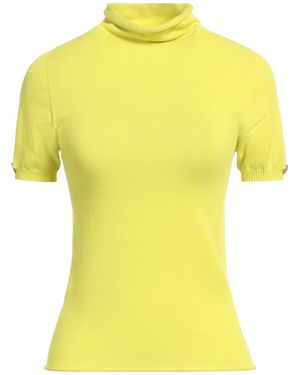 Twinset Turtleneck Viscose, Polyester - Yellow